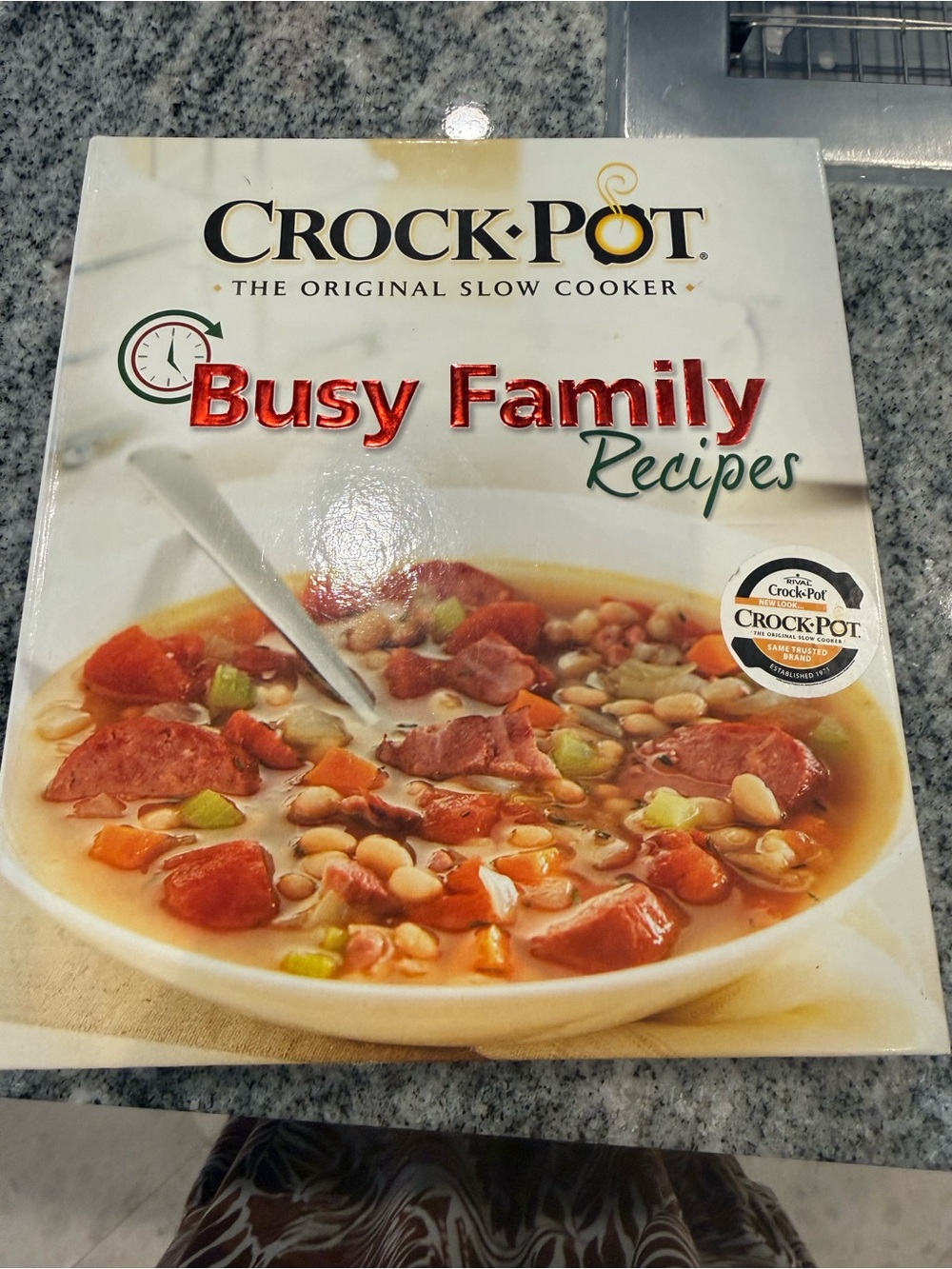 Busy Family Recipes Cookbook - White Cover